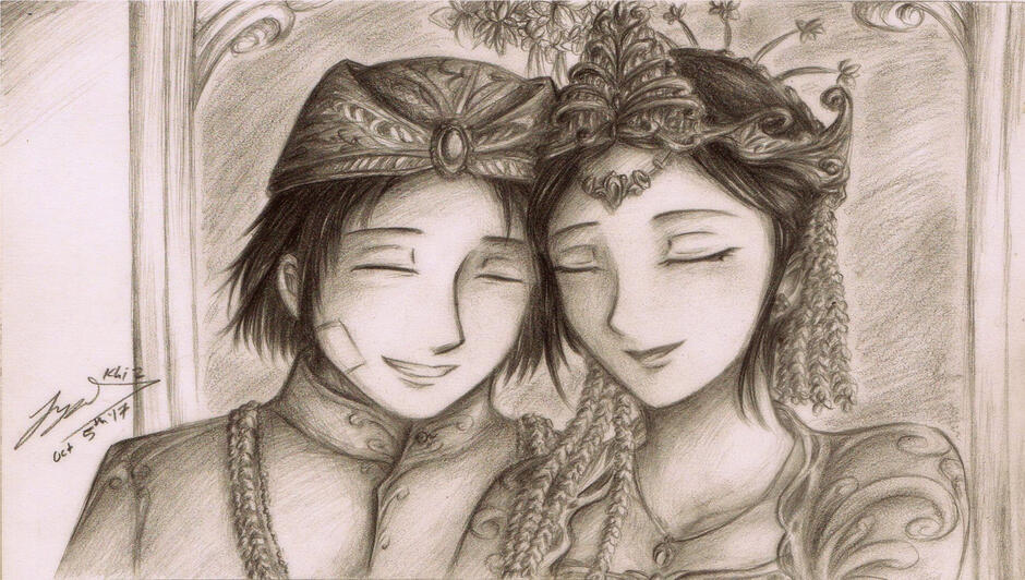 Fan art - Hikaru & Princess from Dien Bien Phu