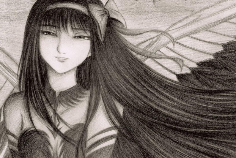 Fan art - Homura Akemi from Madoka Magica